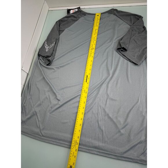 Under Armour Chevy Corvette Racing Men Performance Shirt 3XL XXXL Heather Gray - Picture 8 of 9